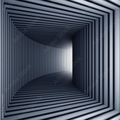 Obraz na płótnie sztuka perspektywa tunel korytarz wzór