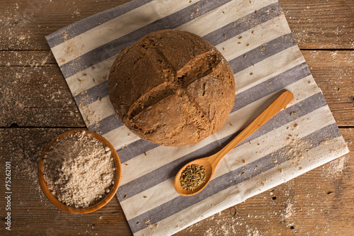 Fototapeta zboże mąka żyto zdrowy jedzenie