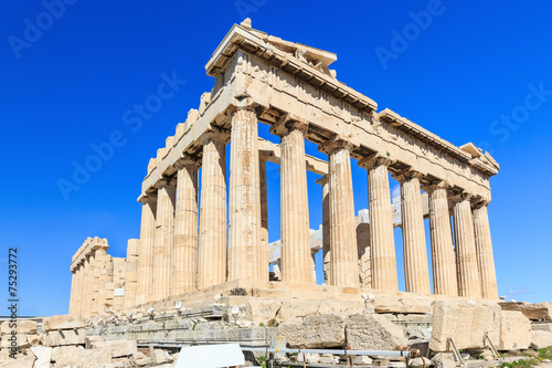 Fototapeta grecki stary świątynia grecja niebo