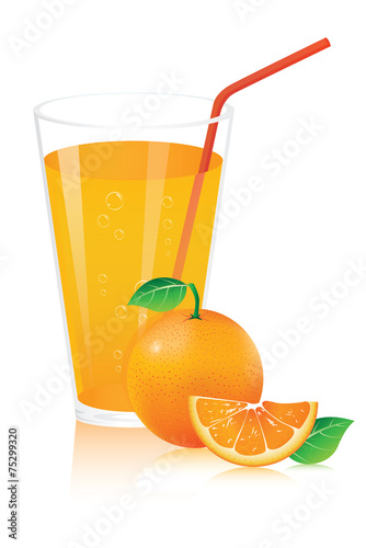 Plakat zdrowy owoc napój