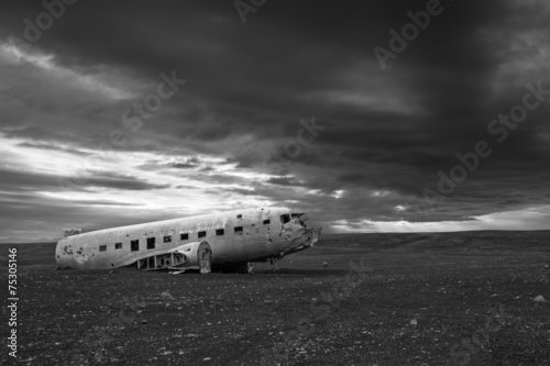 Fotoroleta samolot lotnictwo vintage pustynia kokpit