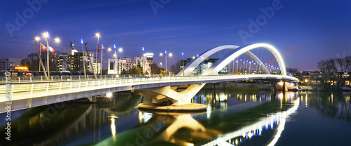Obraz na płótnie most architektura miejski woda