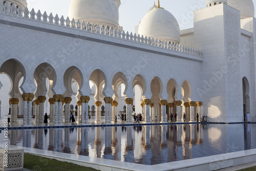 Naklejka wschód azja zatoka meczet arabski