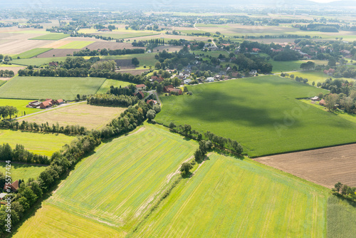 Plakat europa panorama krajobraz rolnictwo