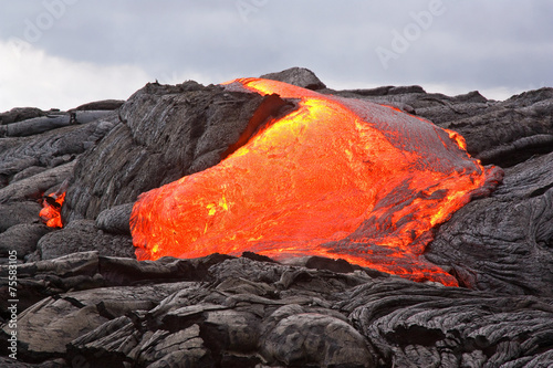 Fototapeta hawaje bazalt wulkan