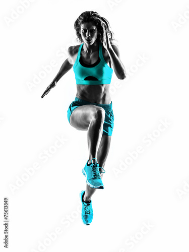Fotoroleta ludzie kobieta jogging