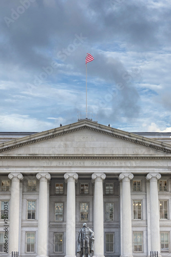 Naklejka architektura kolumna waszyngton narodowy