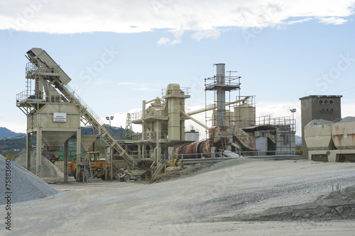 Fototapeta budowlanych robotnik budowlany cement magazyn