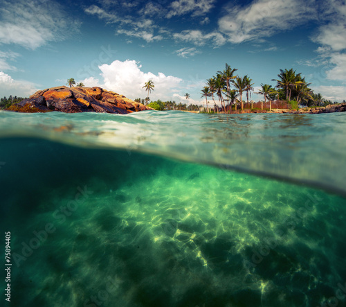 Fotoroleta indyjski widok azja morze tropikalny