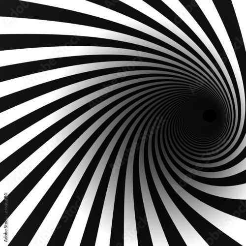 Naklejka sztuka spirala perspektywa tunel