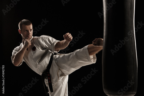 Fotoroleta bokser ćwiczenie ciało sport