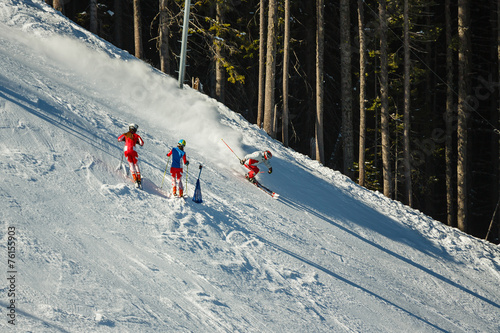 Obraz na płótnie narty ruch lekkoatletka sport
