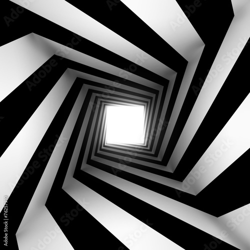 Fotoroleta spirala sztuka perspektywa