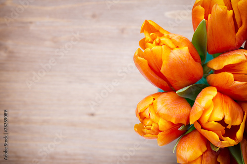 Fotoroleta tulipan natura kwiat bukiet wzór