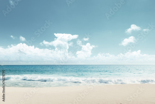 Fototapeta morze brzeg raj