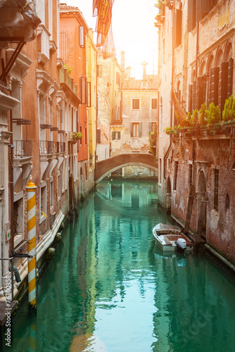 Fotoroleta słońce włochy miasto topnik venezia