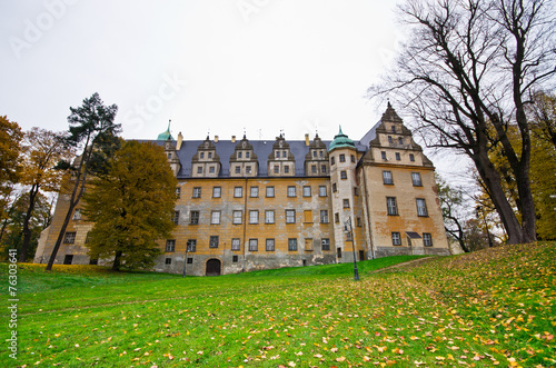 Fototapeta zamek pałac lato