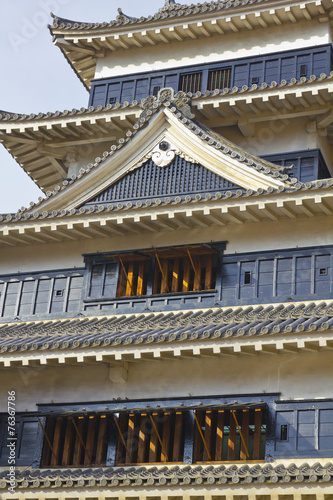 Naklejka stary architektura japonia japoński