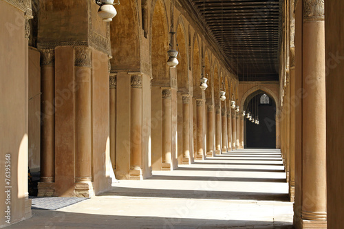 Fototapeta egipt korytarz arabski meczet antyczny