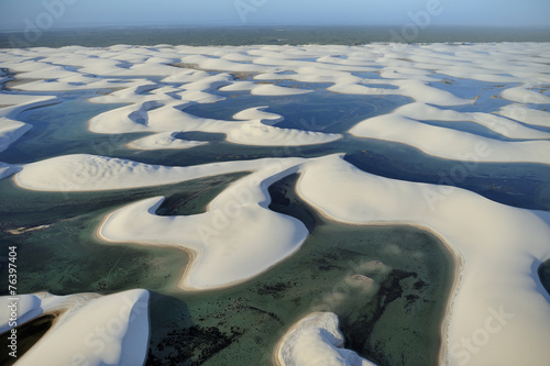 Plakat natura wydma brazylia