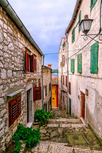 Fototapeta Średniowieczne stare miasto w Chorwacji