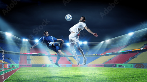 Fototapeta przystojny piłkarz mecz piłka sport