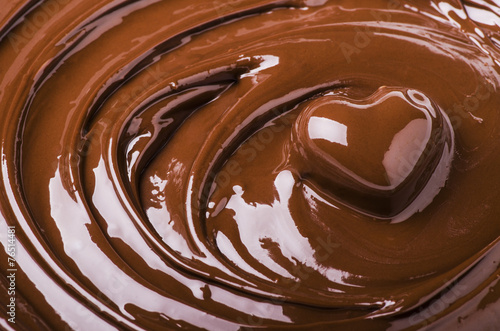 Fototapeta serce miłość czekolada