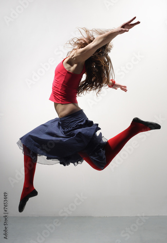 Naklejka balet tancerz sport piękny