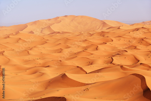 Plakat wzgórze natura pustynia