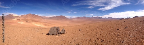 Fototapeta pustynia krajobraz błękitne niebo