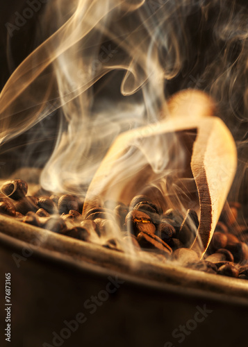 Obraz na płótnie kawiarnia napój ziarno kawa