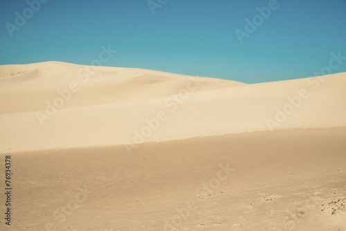 Plakat pustynia afryka wydma