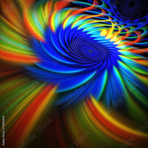 Fototapeta spirala ruch kolor