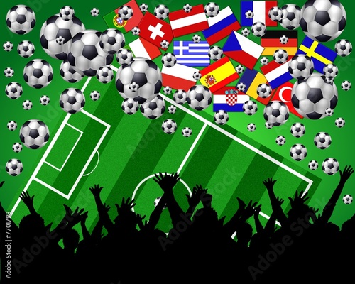 Naklejka portugalia francja piłka piłka nożna hiszpania