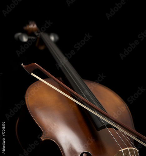 Obraz na płótnie skrzypce muzyka koncert most