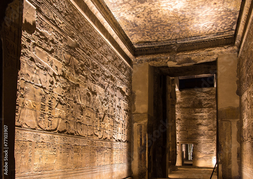 Naklejka egipt stary sztuka afryka świątynia