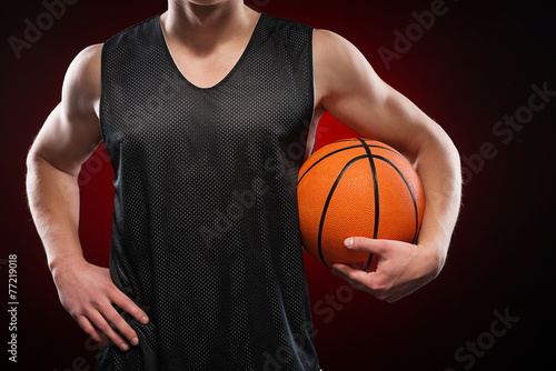 Fotoroleta lekkoatletka koszykówka piłka mężczyzna