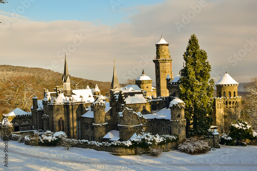 Fototapeta śnieg zamek wieża