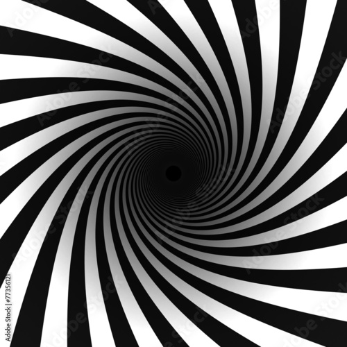 Plakat perspektywa spirala sztuka