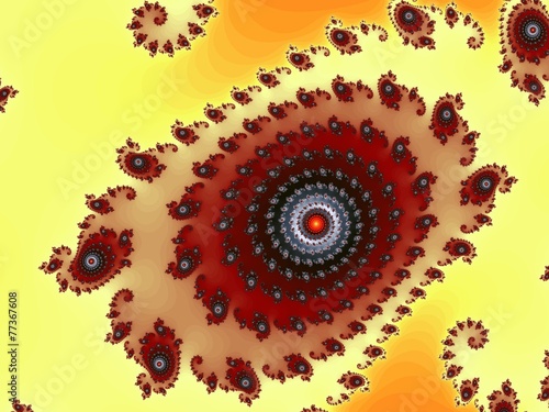 Fototapeta obraz przepiękny wzór spirala abstrakcja