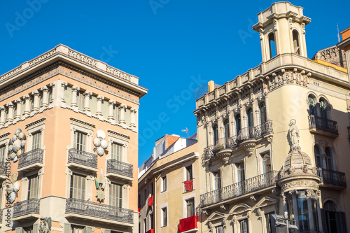 Naklejka hiszpania barcelona architektura atrakcyjność turystyczna
