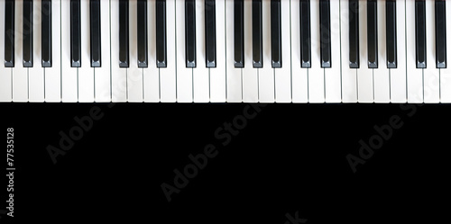 Fotoroleta fortepian muzyka biały dźwięk wnętrze