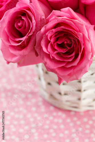 Naklejka natura rosa piękny bukiet kwiat