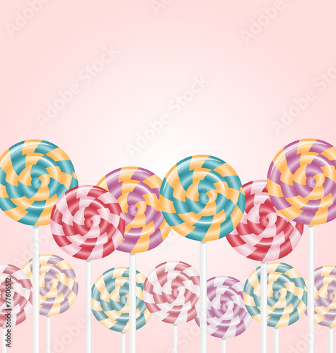 Obraz na płótnie kawiarnia spirala deser pop zabawa