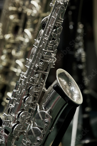 Obraz na płótnie jazz widok muzyka