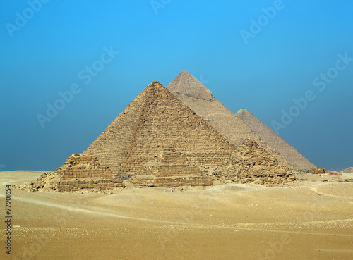 Naklejka stary afryka piramida antyczny egipt