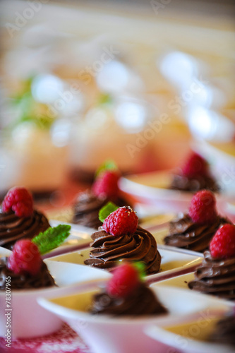 Fototapeta czekolada deser jedzenie kuchnia epikurejczyk