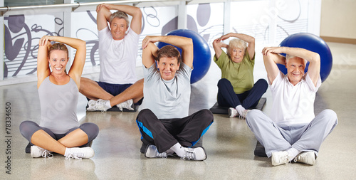 Obraz na płótnie fitness club uśmiech zdrowie sport