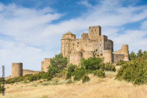 Naklejka zamek wieża hiszpania rycerz