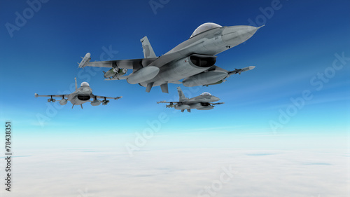 Fotoroleta armia samolot odrzutowiec niebo wojskowy